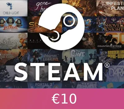 Steam Gift Card €10 EU Activation Code — лицензионный ключ