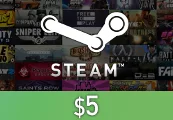 Steam Wallet Card $5 Global Activation Code — лицензионный ключ