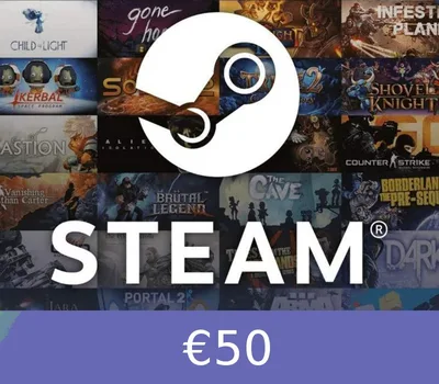 Steam Gift Card €50 EU Activation Code — лицензионный ключ
