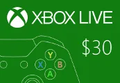 XBOX Live $30 Prepaid Card US — лицензионный ключ
