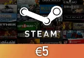 Steam Wallet Card €5 Global Activation Code — лицензионный ключ