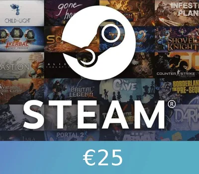 Steam Gift Card €25 Global Activation Code — лицензионный ключ