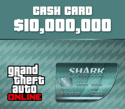Grand Theft Auto Online - $10,000,000 Megalodon Shark Cash Card XBOX One CD Key — лицензионный ключ