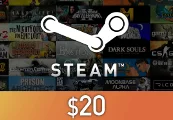 Steam Wallet Card $20 Global Activation Code — лицензионный ключ