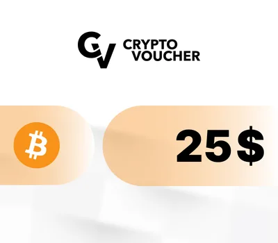 Crypto Voucher (BTC) USD 25 Gift Card — лицензионный ключ
