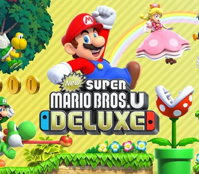 New Super Mario Bros U Deluxe EU Nintendo Switch CD Key — лицензионный ключ