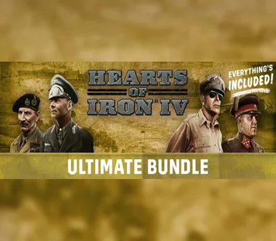 Hearts of Iron IV: Ultimate Bundle 2021 PC Steam CD Key — лицензионный ключ