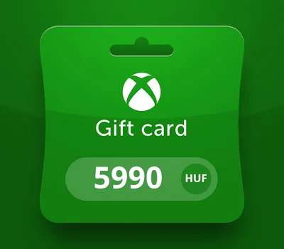 XBOX Live HUF 5990 Prepaid Card HU — лицензионный ключ