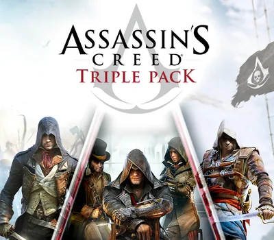 Assassin's Creed Triple Pack AR XBOX One CD Key — лицензионный ключ