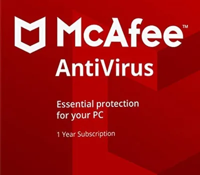 McAfee AntiVirus 2022 Key (3 Years / 1 PC) — лицензионный ключ