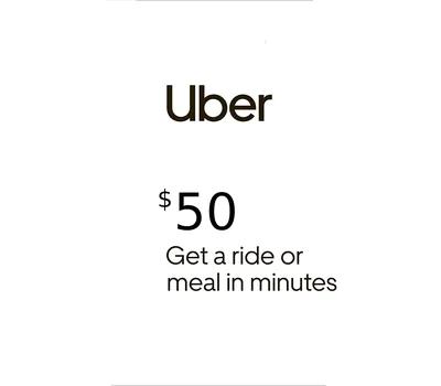 Uber USD 50 Gift Card US — лицензионный ключ