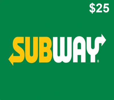 Subway $25 Gift Card US — лицензионный ключ
