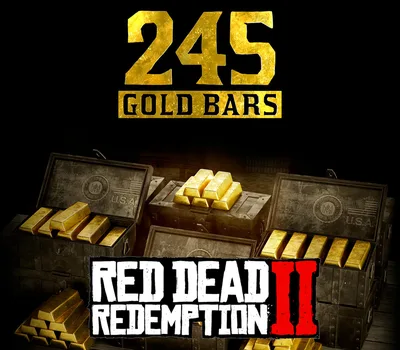 Red Dead Redemption 2 Online - 245 Gold Bars XBOX One CD Key — лицензионный ключ