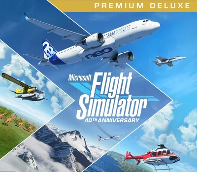 Microsoft Flight Simulator 40th Anniversary Premium Deluxe Edition EU Xbox Series X|S / Windows 10 CD Key — лицензионный ключ