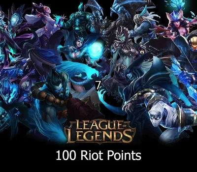 League of Legends 100 RP Prepaid Card US — лицензионный ключ