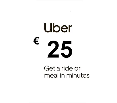Uber €25 EU Gift Card — лицензионный ключ