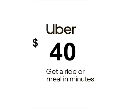 Uber USD 40 US Gift Card — лицензионный ключ