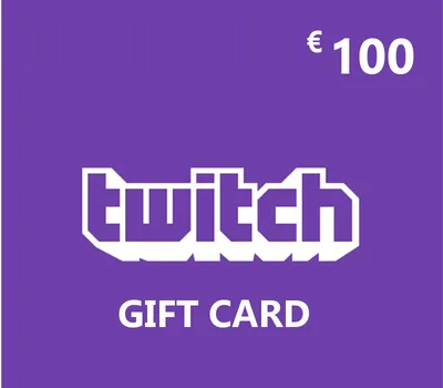 Twitch EUR 100 Gift Card EU — лицензионный ключ