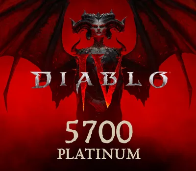 Diablo IV - 5700 Platinum Voucher XBOX One / Xbox Series X|S CD Key — лицензионный ключ