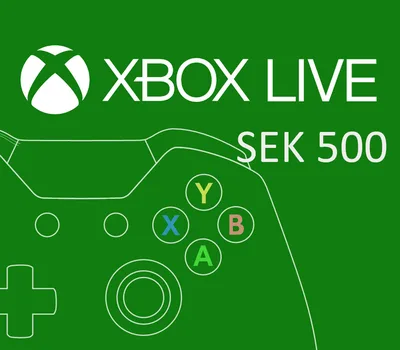 XBOX Live 500 SEK Prepaid Card SE — лицензионный ключ