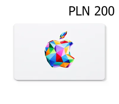 Apple 200 PLN Gift Card PL — лицензионный ключ