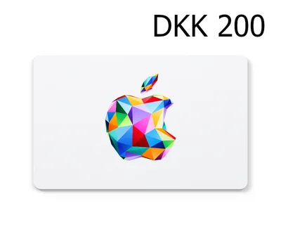 Apple 200 DKK Gift Card DK — лицензионный ключ