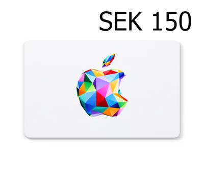 Apple 150 SEK Gift Card SE — лицензионный ключ