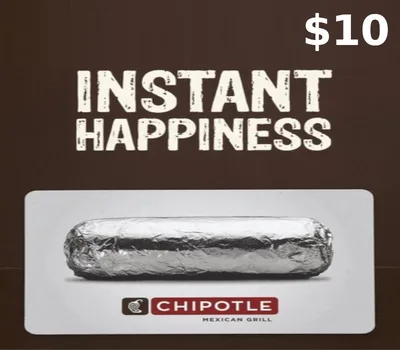 Chipotle $10 Gift Card US — лицензионный ключ