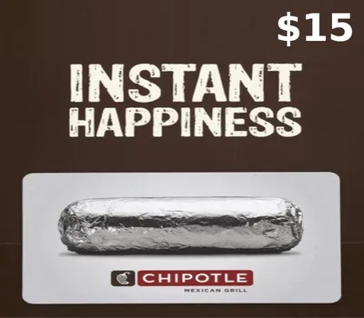Chipotle $15 Gift Card US — лицензионный ключ