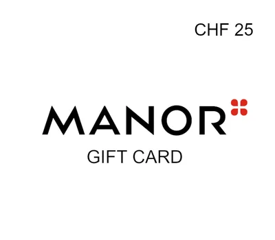 Manor CHF 25 Gift Card CH — лицензионный ключ