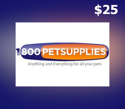 1-800-PetSupplies $25 Gift Card US — лицензионный ключ