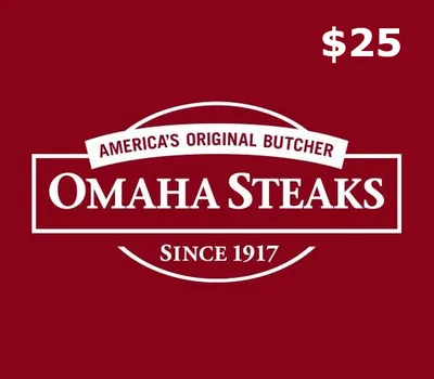 Omaha Steaks $25 Gift Card US — лицензионный ключ
