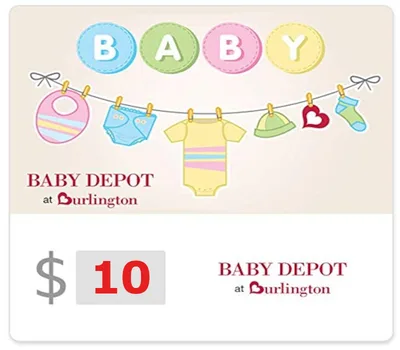 Baby Depot at Burlington $10 Gift Card US — лицензионный ключ