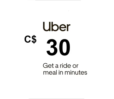 Uber C$30 CA Gift Card — лицензионный ключ