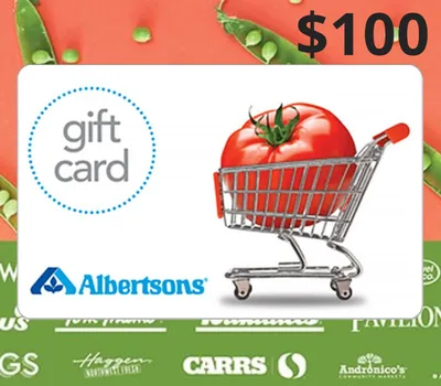 Albertson's USD 100 Gift Card US — лицензионный ключ