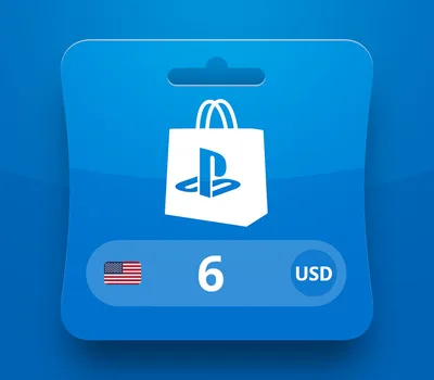 PlayStation Network Card USD 6 Gift Card US — лицензионный ключ