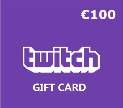 Twitch EUR 100 Gift Card BE — лицензионный ключ