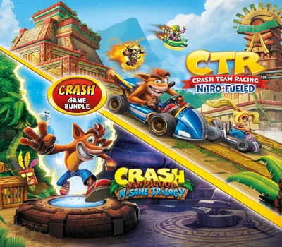 Crash Bandicoot Bundle - N. Sane Trilogy + CTR Nitro-Fueled EU XBOX One / Xbox Series X|S CD Key — лицензионный ключ