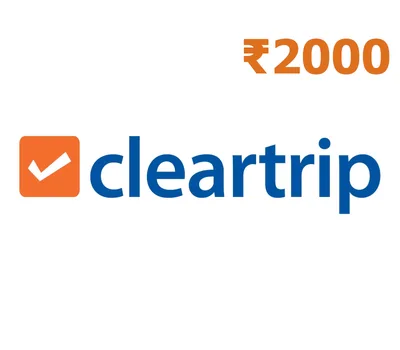 Cleartrip Flights & Hotels INR 2000 Gift Card IN — лицензионный ключ