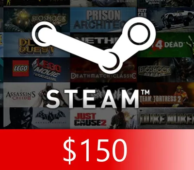 Steam Gift Card $150 US Activation Code — лицензионный ключ
