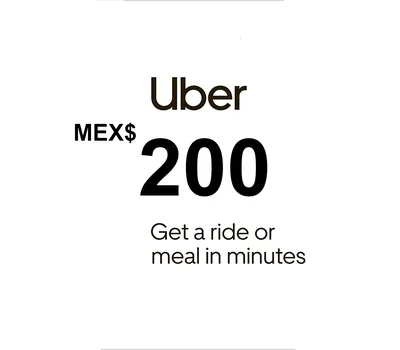Uber MXN 200 Gift Card MX — лицензионный ключ