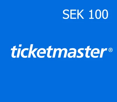 Ticketmaster 100 SEK Gift Card SE — лицензионный ключ