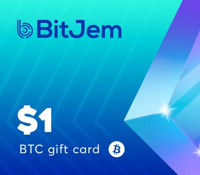 BitJem Crypto Gift Card (BTC) $1 — лицензионный ключ