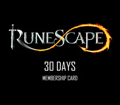 RuneScape 30-Day Prepaid Time Game Card EU — лицензионный ключ