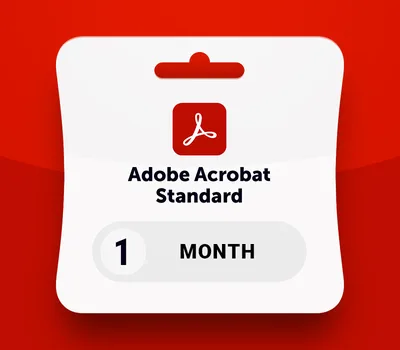 Adobe Acrobat Standard - 1 Month Subscription Key — лицензионный ключ