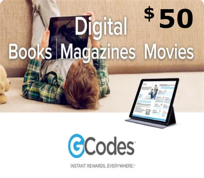 GCodes® Global Digital Media $50 Gift Card US — лицензионный ключ