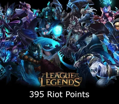 League of Legends 395 RP Prepaid Card NZ — лицензионный ключ