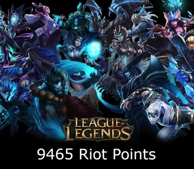 League of Legends 9465 RP Prepaid Card NZ — лицензионный ключ