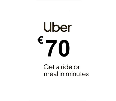 Uber €70 DE Gift Card — лицензионный ключ