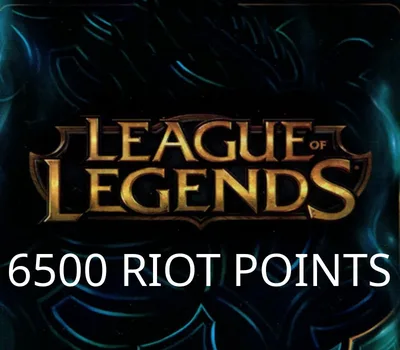 League of Legends 6500 RP Prepaid Card EU — лицензионный ключ